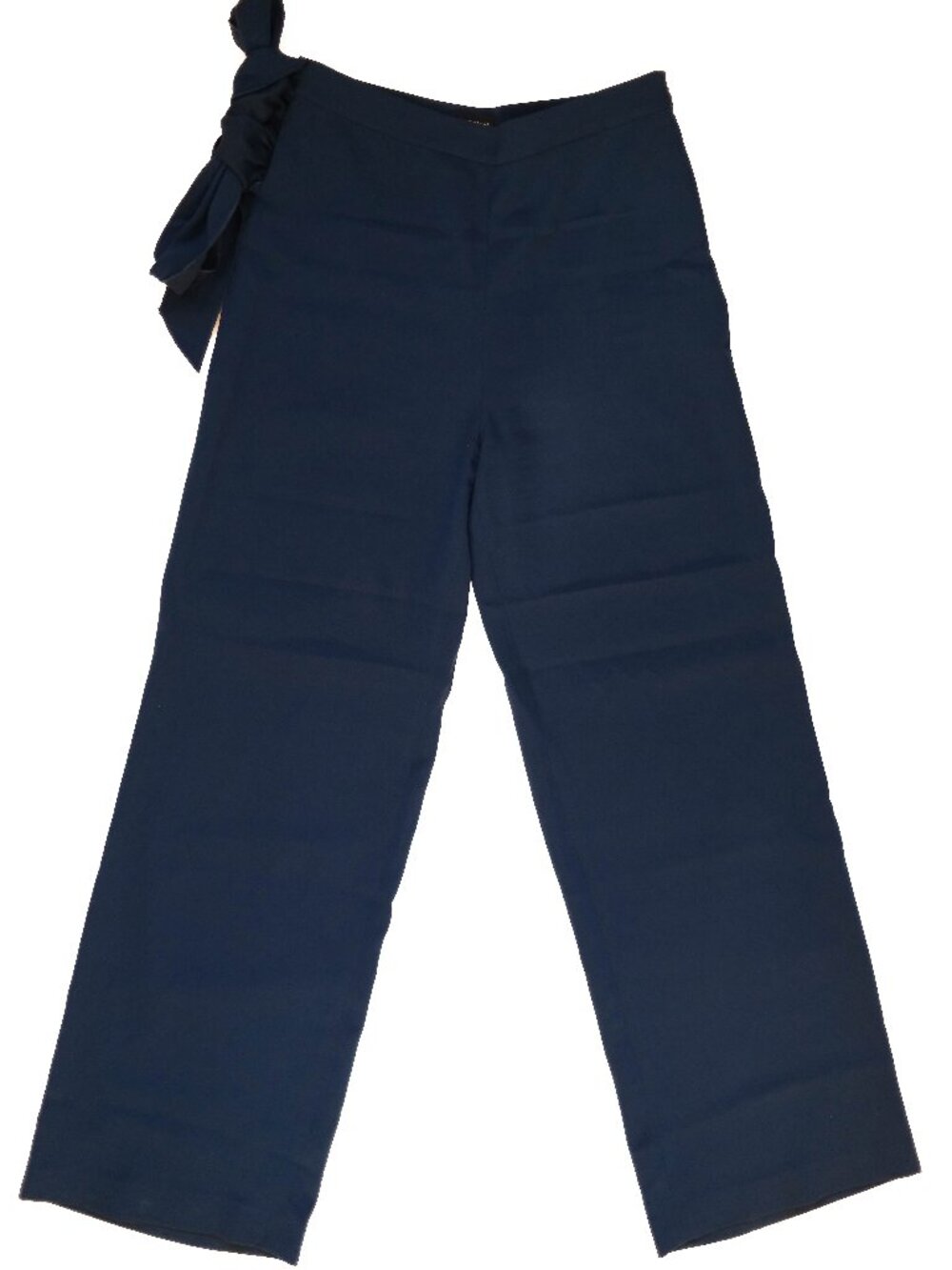 Women’s Navy Palazzo Pants | Elegant High Rise Trousers